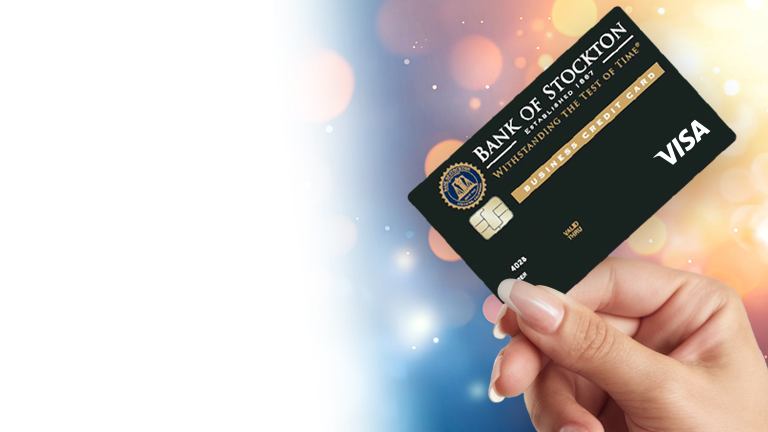 Business credit card banner